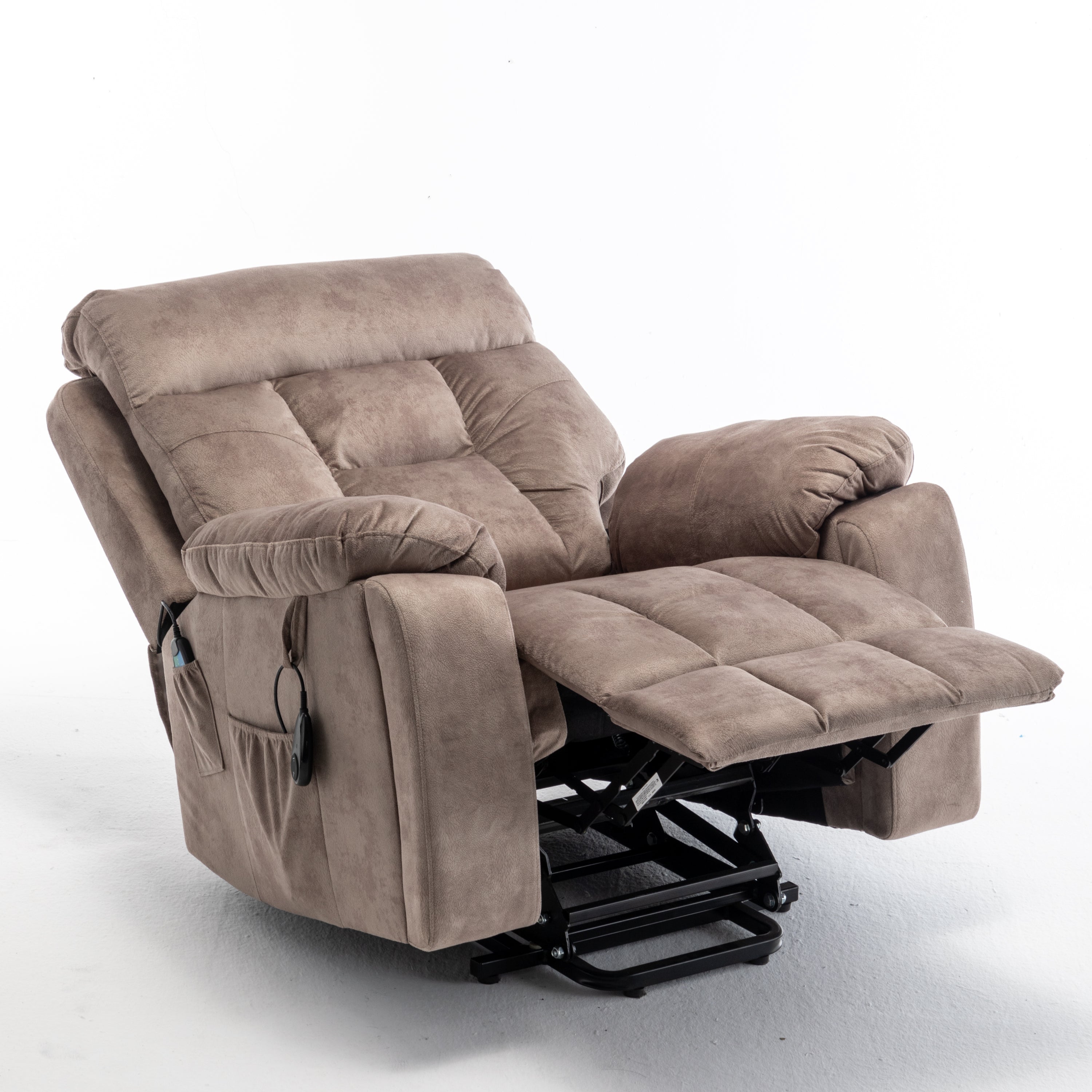 Electric Power Lift Recliner Chair - Oversized with Cup Holder