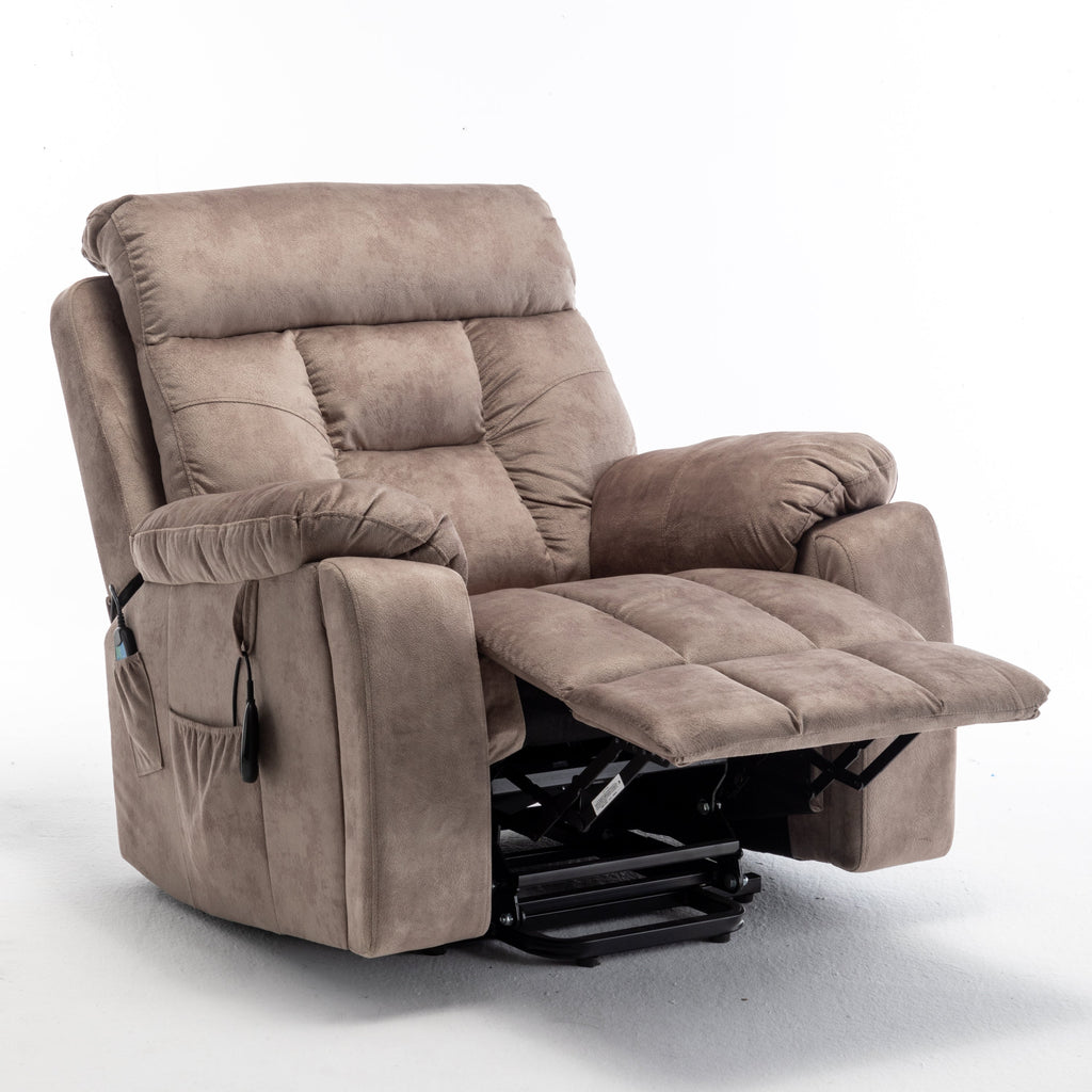 Electric Power Lift Recliner Chair - Oversized with Cup Holder