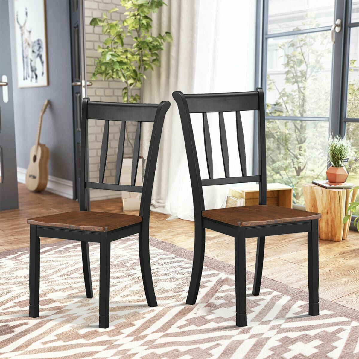 Whitesburg Spindle-Back Dining Chairs - Set of 2