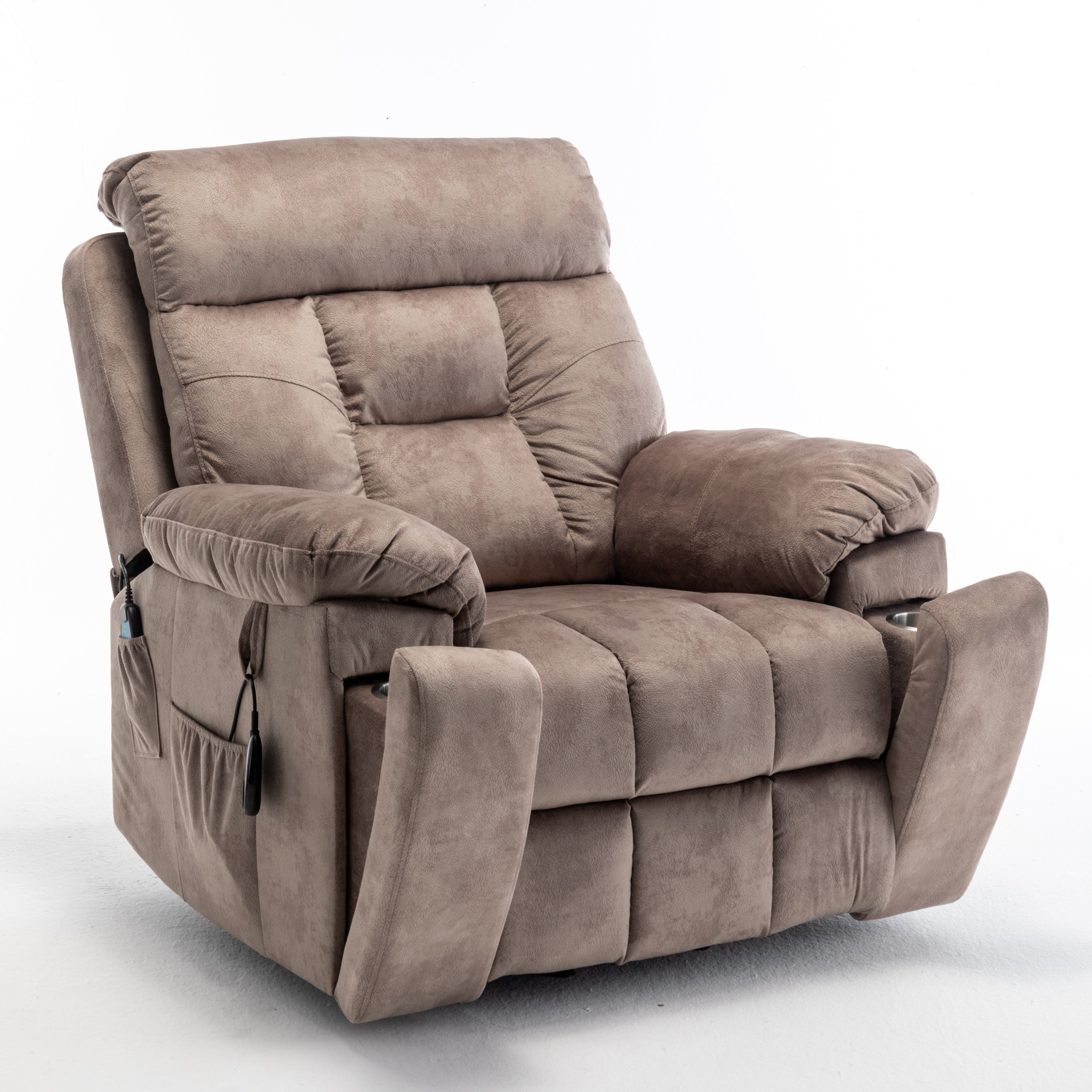 Electric Power Lift Recliner Chair - Oversized with Cup Holder