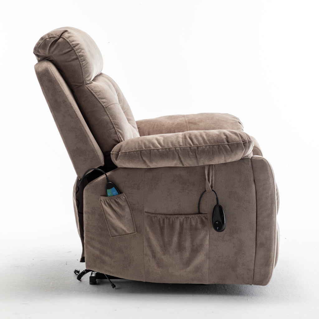 Electric Power Lift Recliner Chair - Oversized with Cup Holder