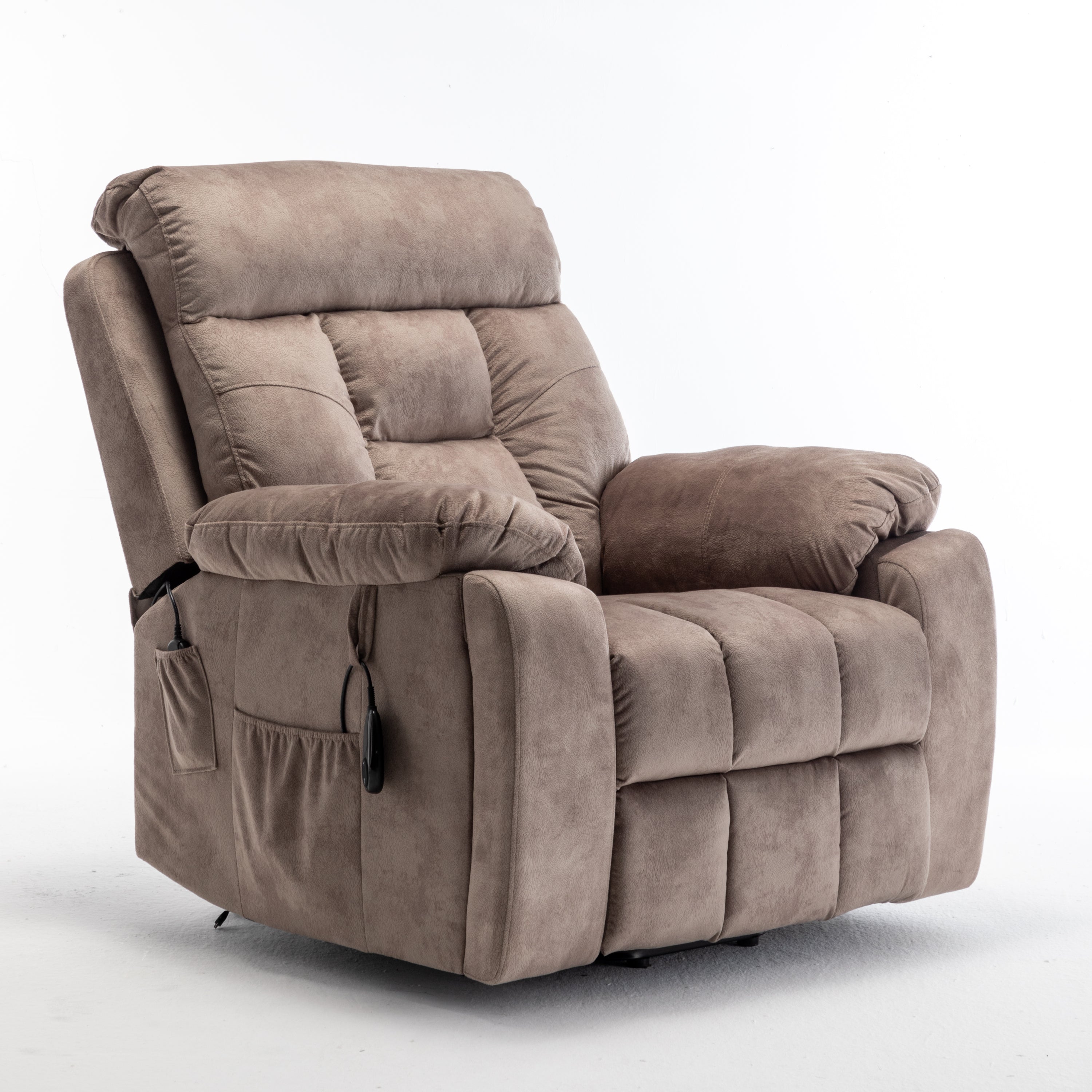 Electric Power Lift Recliner Chair - Oversized with Cup Holder