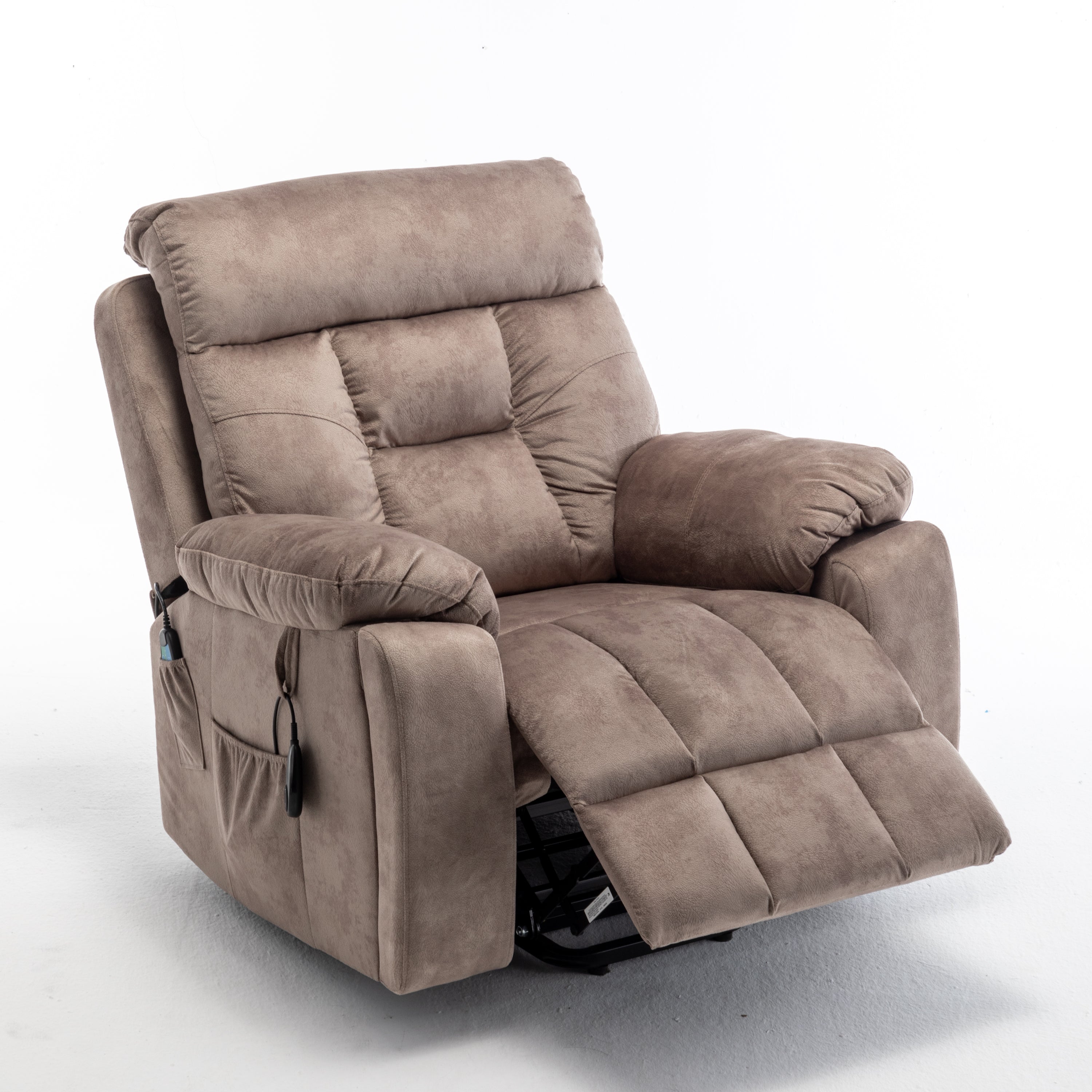 Electric Power Lift Recliner Chair - Oversized with Cup Holder