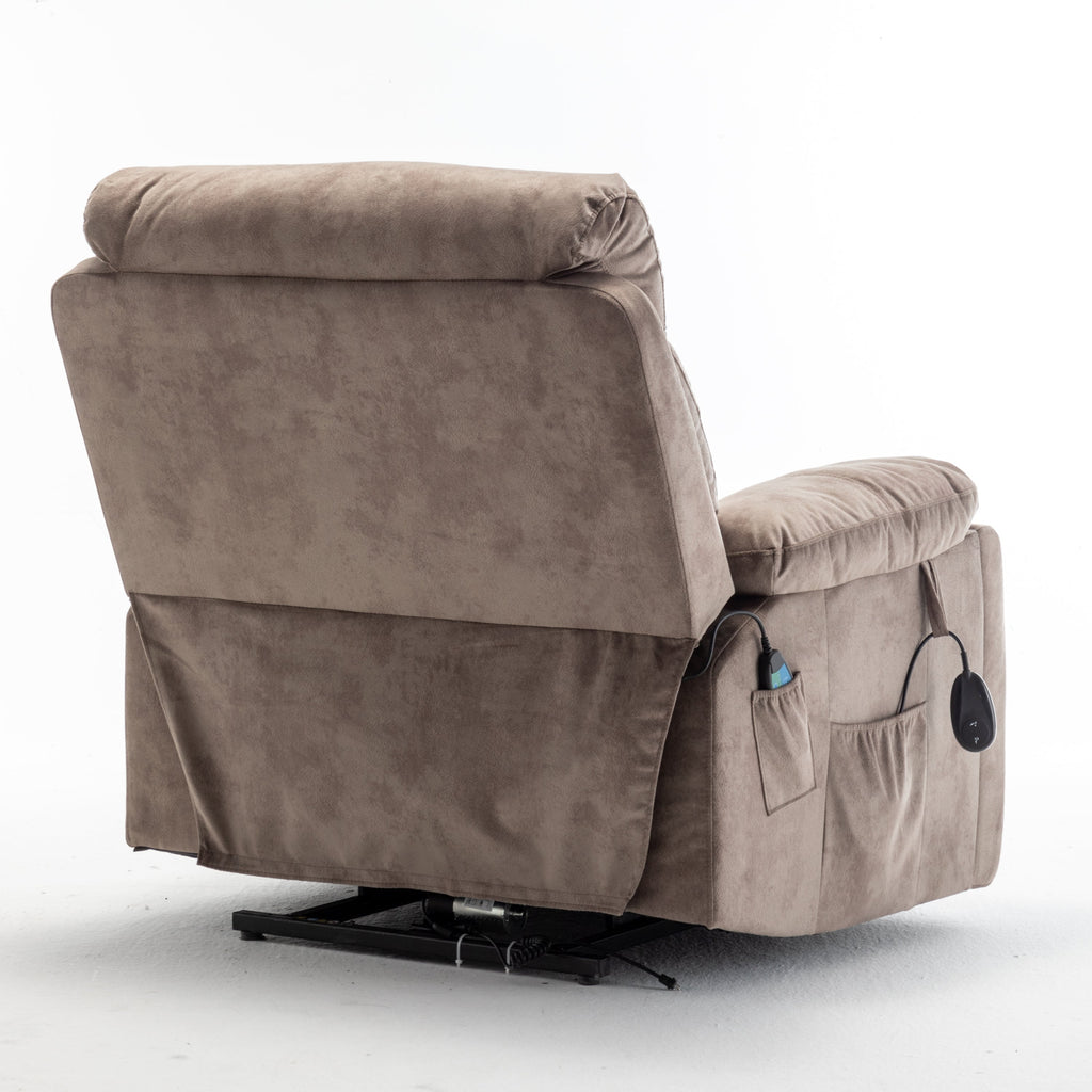 Electric Power Lift Recliner Chair - Oversized with Cup Holder