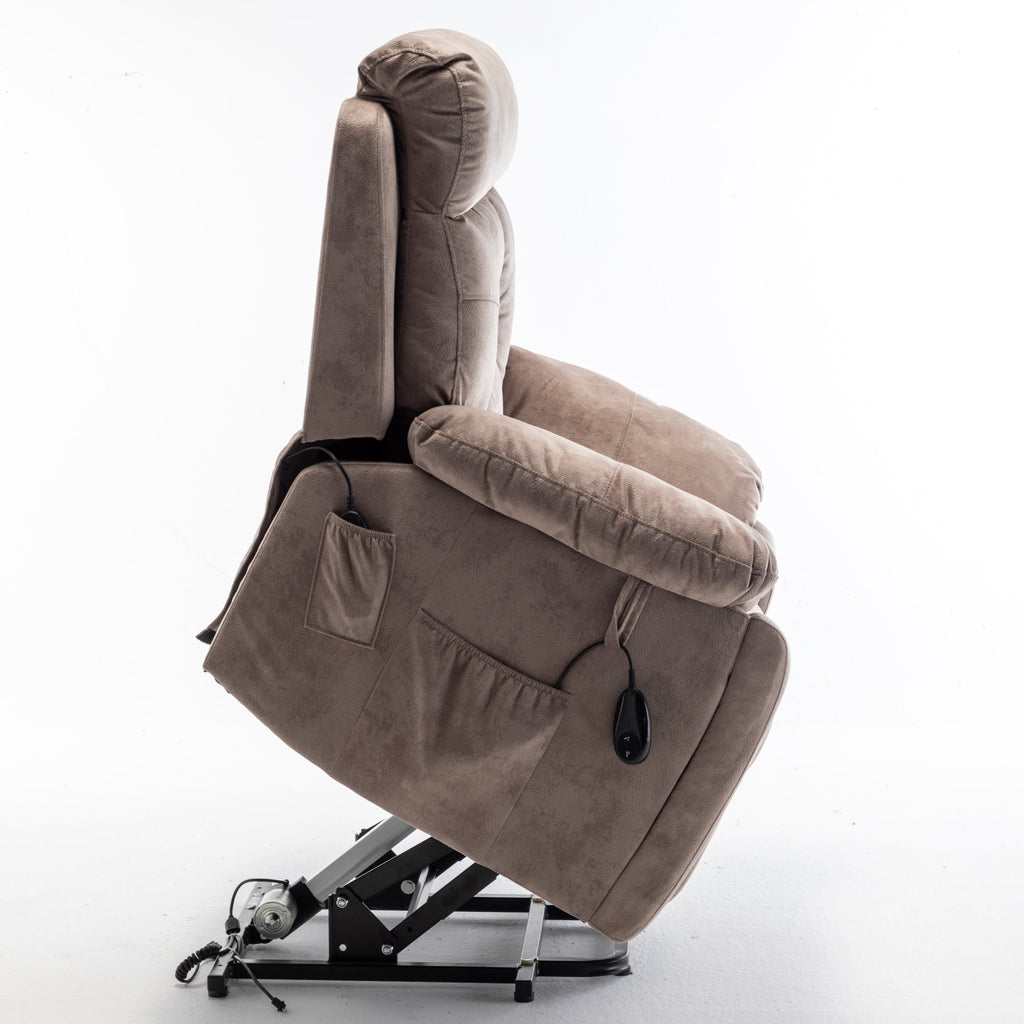 Electric Power Lift Recliner Chair - Oversized with Cup Holder