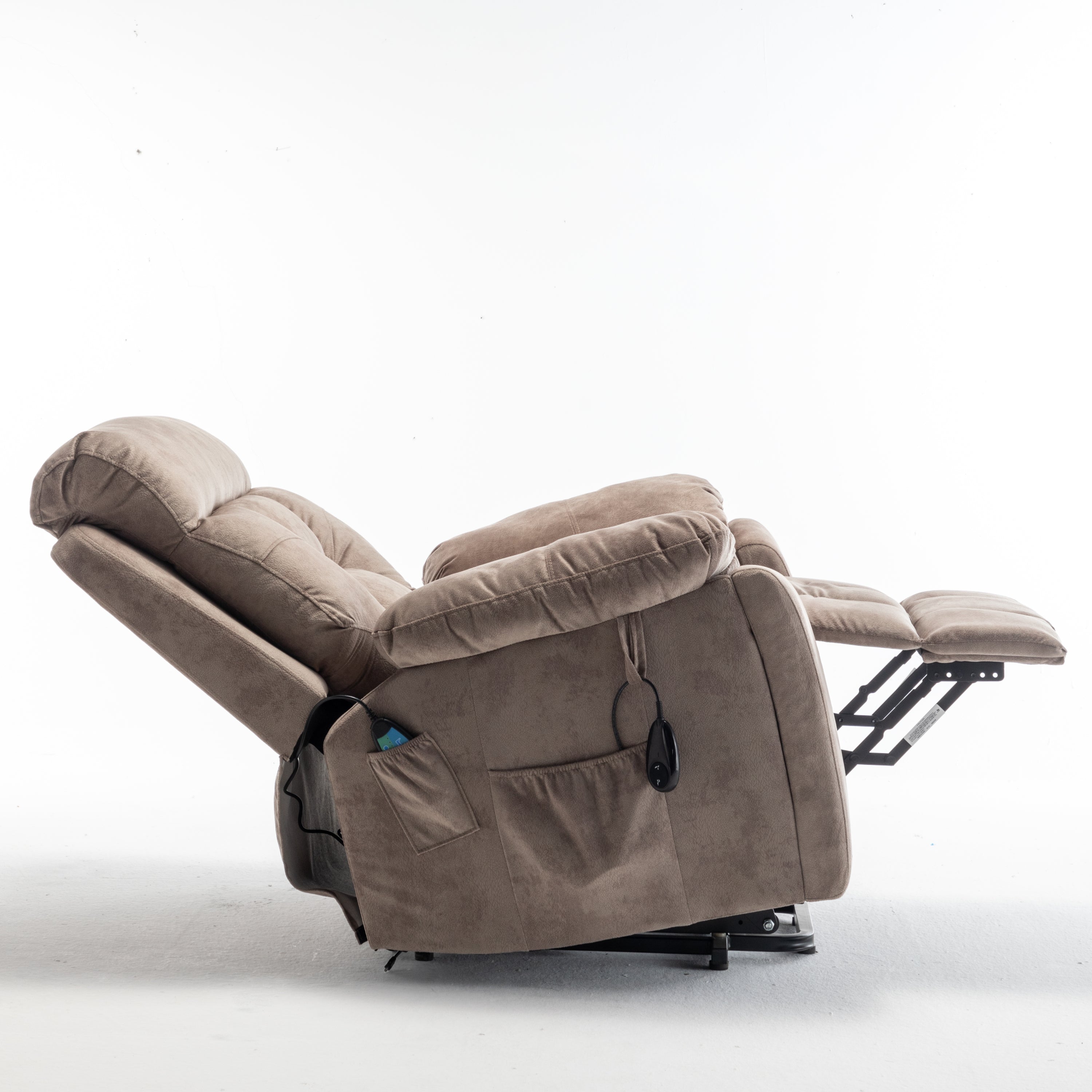 Electric Power Lift Recliner Chair - Oversized with Cup Holder