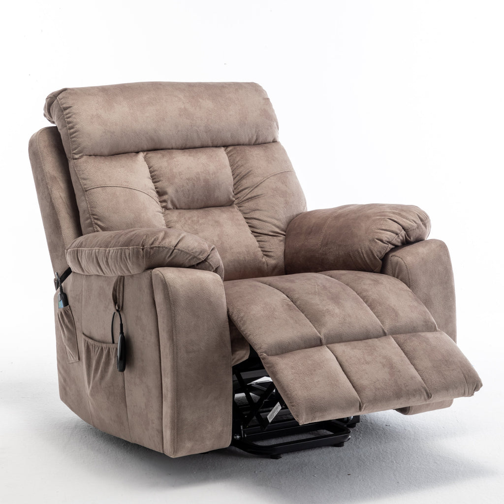 Electric Power Lift Recliner Chair - Oversized with Cup Holder